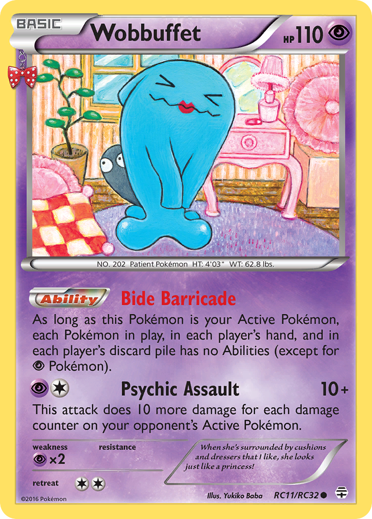 Wobbuffet - Generations: Radiant Collection RC11  - Near Mint - Ungraded