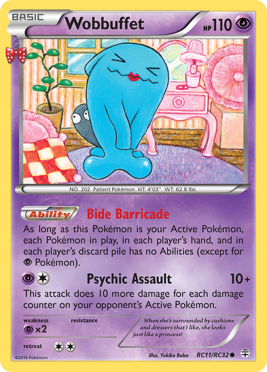 Wobbuffet - Generations: Radiant Collection RC11  - Near Mint - Ungraded