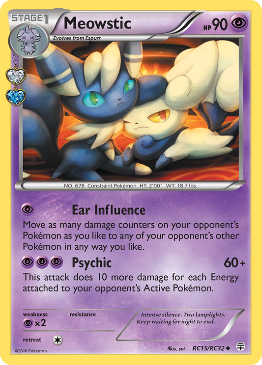 Meowstic - Generations: Radiant Collection RC15 (Foil) - Near Mint