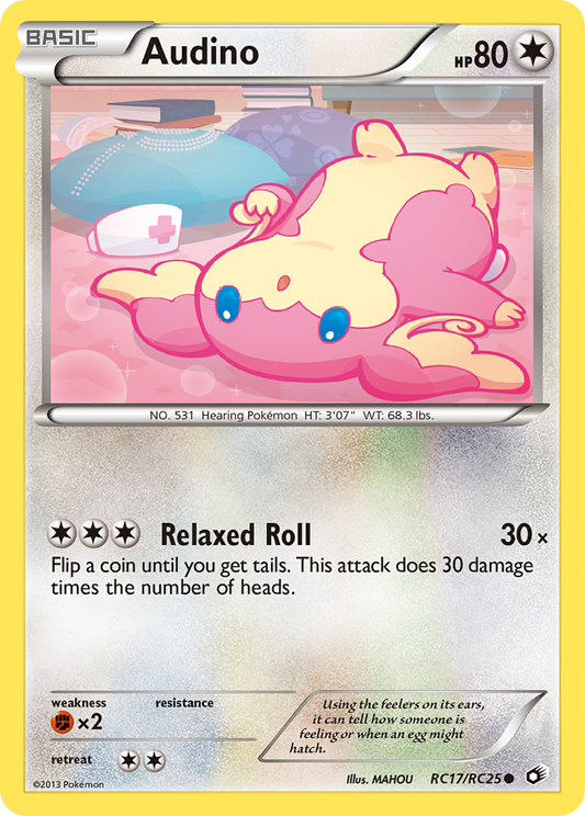 Audino - Legendary Treasures: Radiant Collections RC17  (Foil) - Near Mint - Ungraded