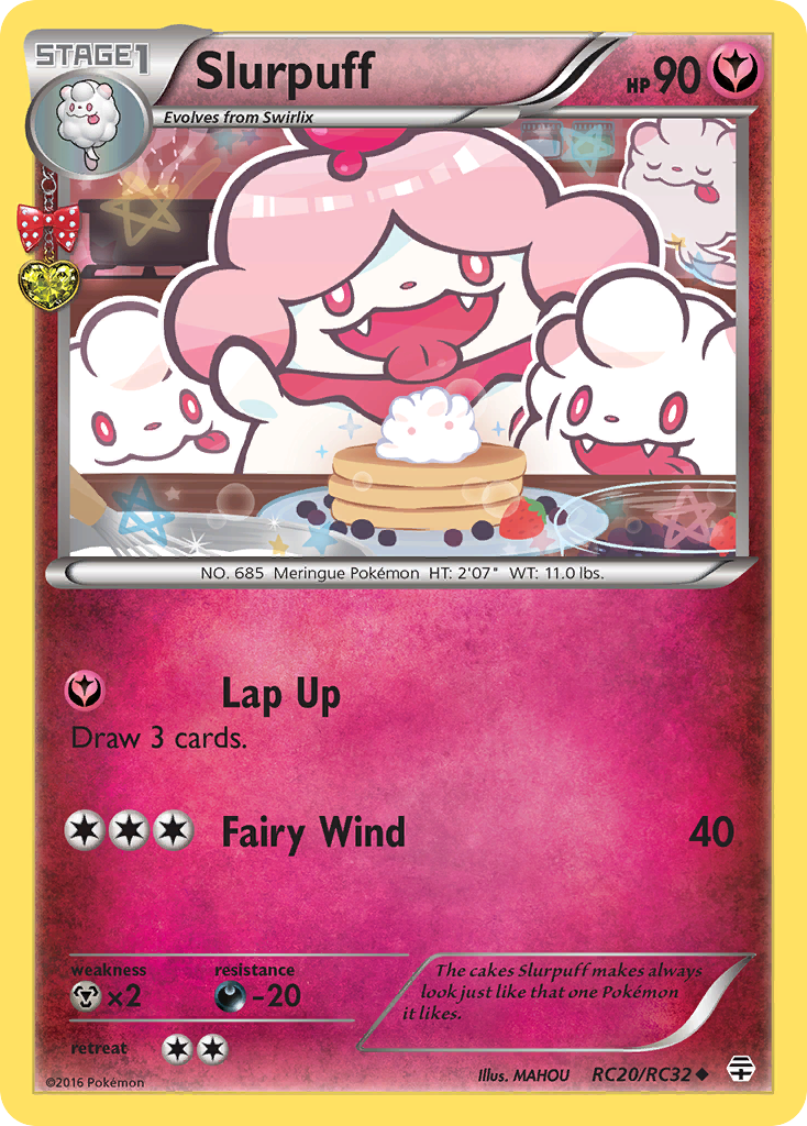 Slurpuff - Generations: Radiant Collection RC20 (Foil) - Lightly Played