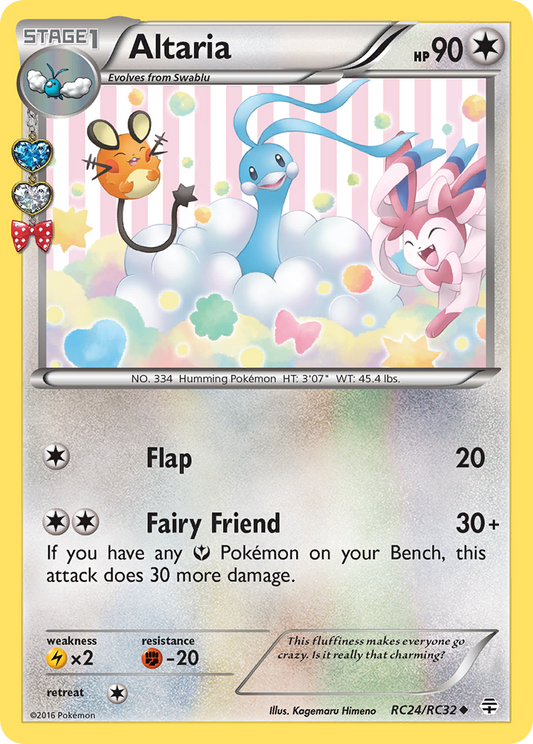 Altaria - Generations: Radiant Collection RC24  (Foil) - Near Mint - Ungraded