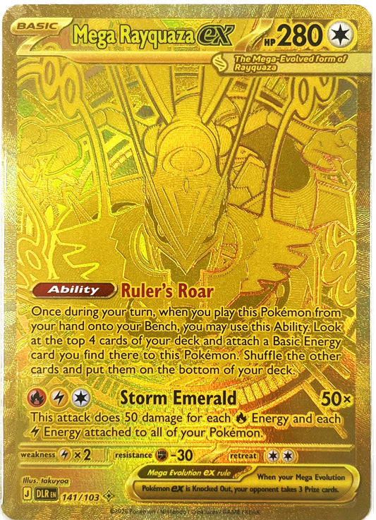 Mega Rayquaza ex — 141/103 — Delta Reign