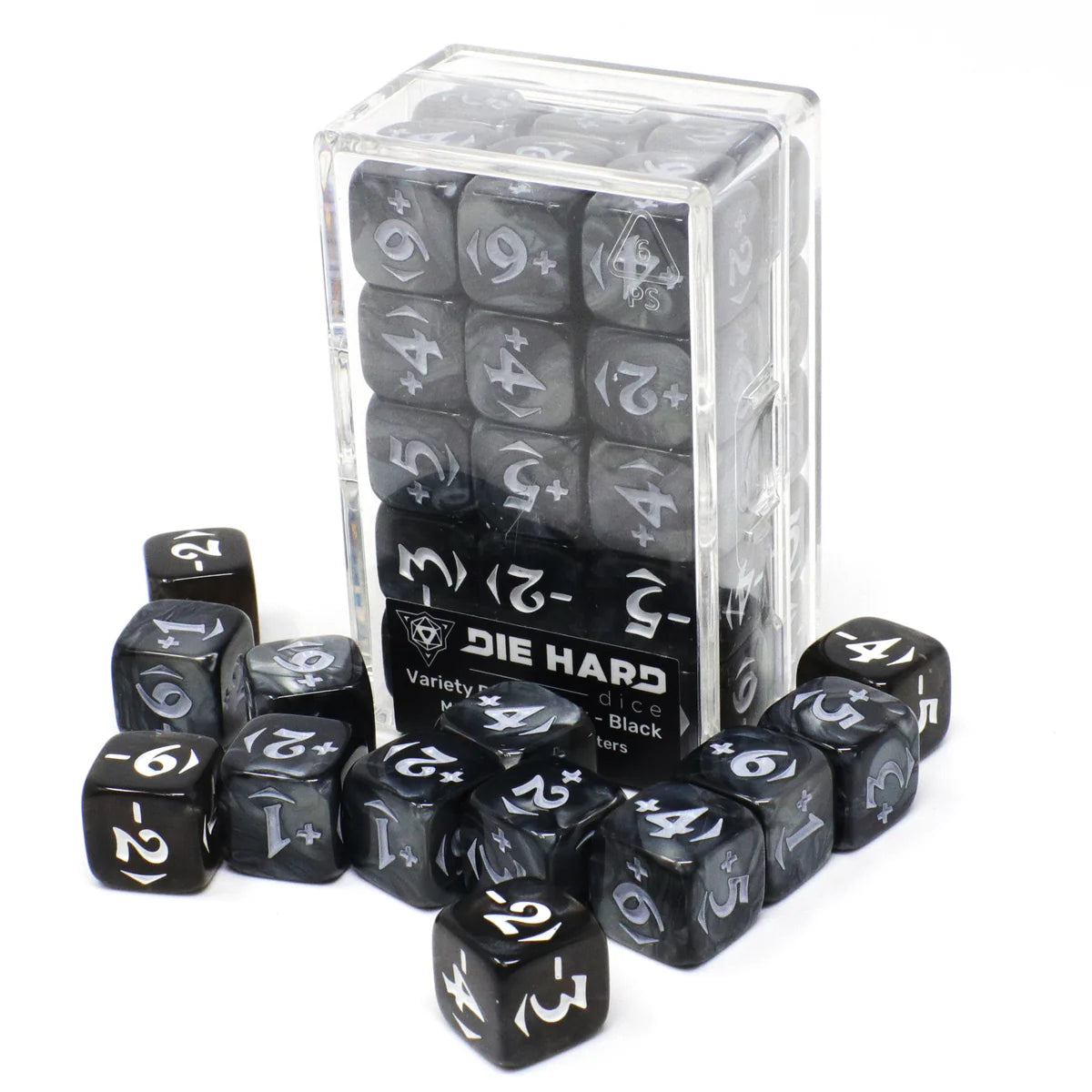 MtG Spindown Counters - Variety Power Pack - Black - Die Hard Dice