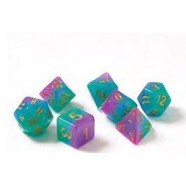 Sirius Dice: Northern Lights 7 Die Set