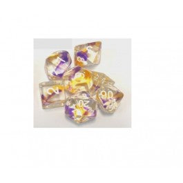 Sirius Dice: Violet Swirl 7 Die Set