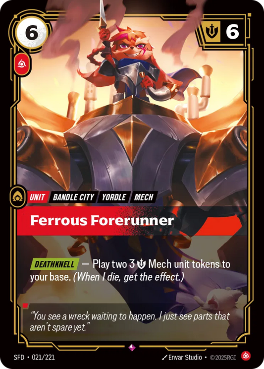 Ferrous Forerunner - Spiritforged 021/221 (Foil)