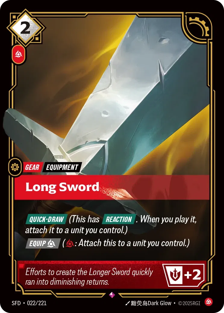 Long Sword - Spiritforged 022/221 (Foil)