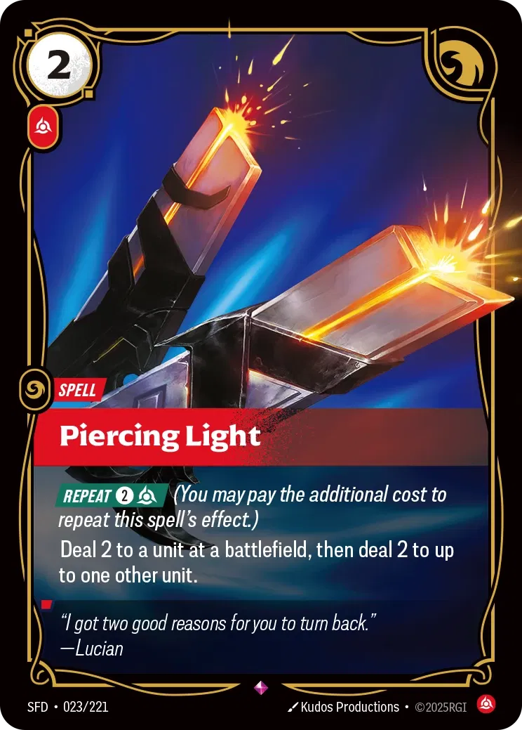 Piercing Light - Spiritforged 023/221 (Foil)