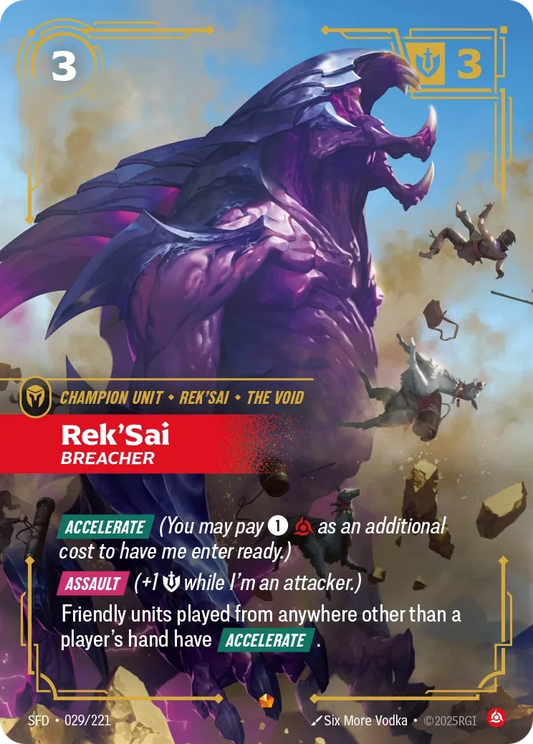 Rek'Sai - Breacher - SFD 029/221  (Foil)
