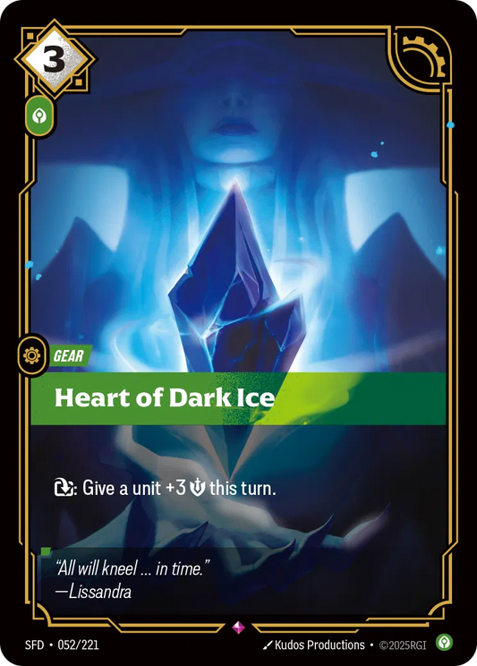 Heart of Dark Ice - SFD 052/221  (Foil)