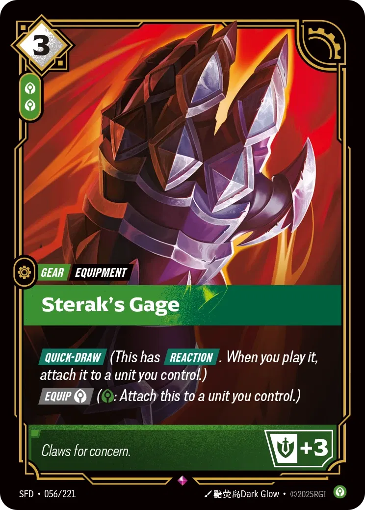 Sterak's Gage - Spiritforged 056/221 (Foil)