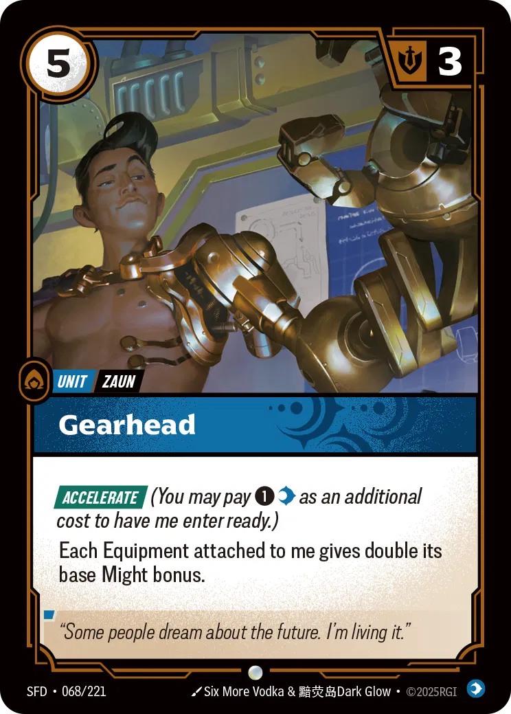 Gearhead - Spiritforged 068/221 (Foil)