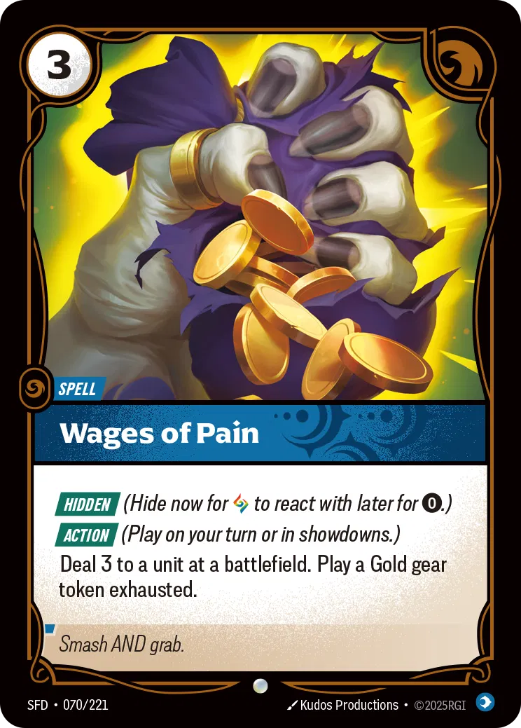Wages of Pain - Spiritforged 070/221  (Foil)