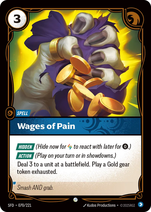 Wages of Pain - Spiritforged 070/221  (Foil)