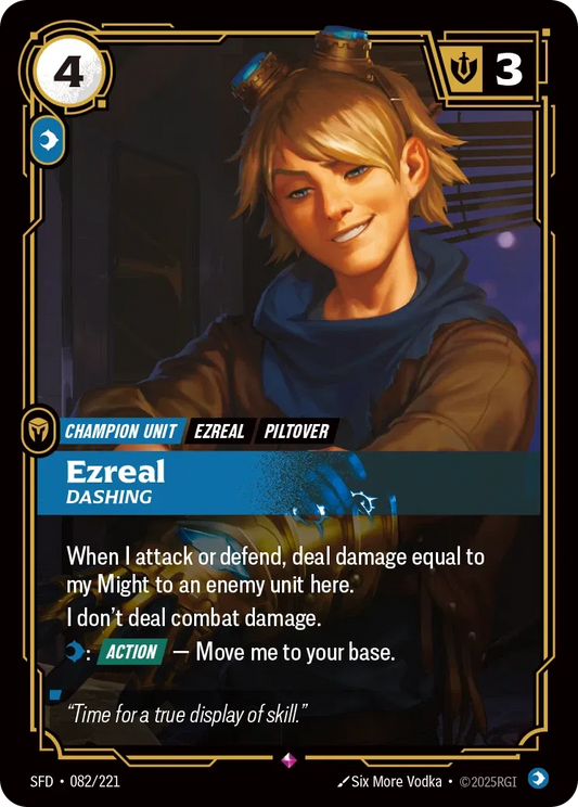 Ezreal - Dashing - SFD 082/221  (Foil)