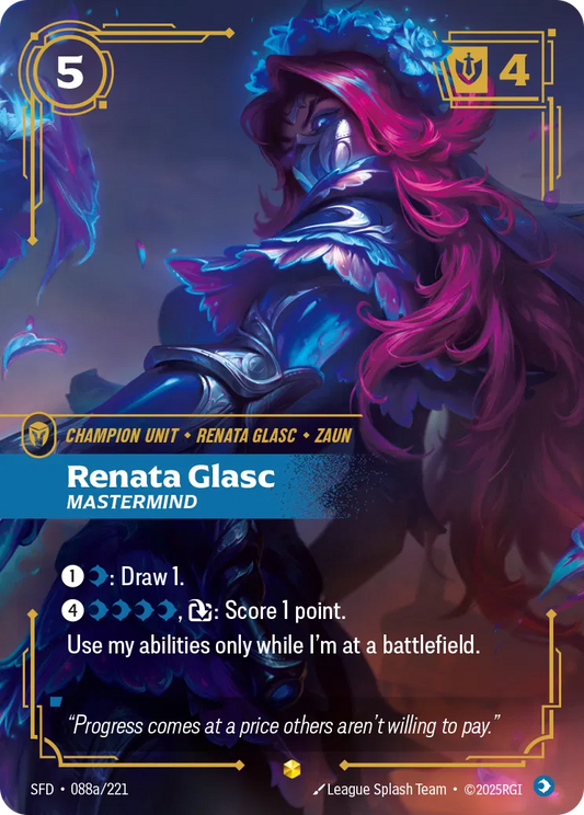Renata Glasc - Mastermind (Alternate Art) - SFD 088a/221  (Foil)