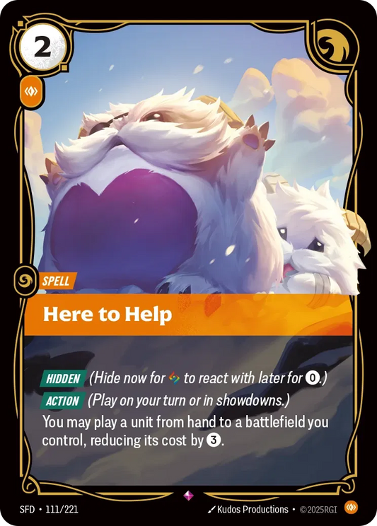 Here to Help - SFD 111/221  (Foil)