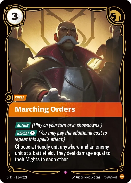 Marching Orders - SFD 114/221  (Foil)