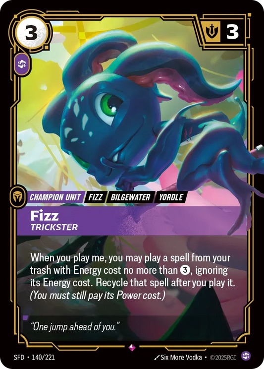 Fizz - Trickster - Spiritforged 140/221 (Foil)