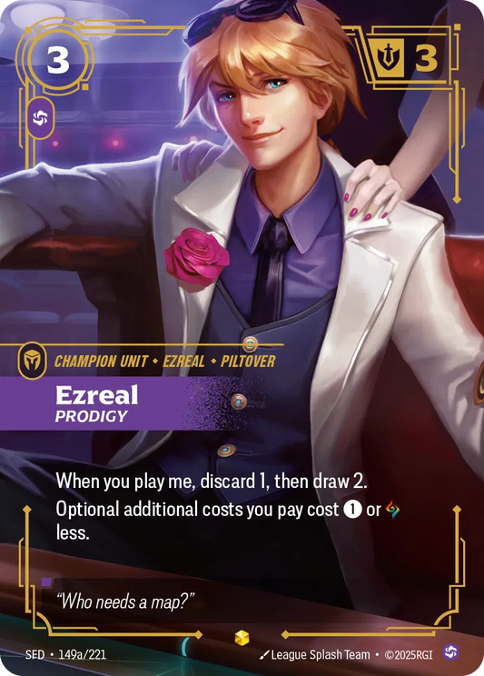 Ezreal - Prodigy (Alternate Art) - SFD 149a/221  (Foil)