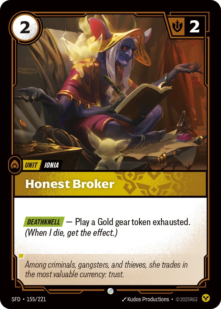 Honest Broker - Spiritforged 155/221 (Foil)