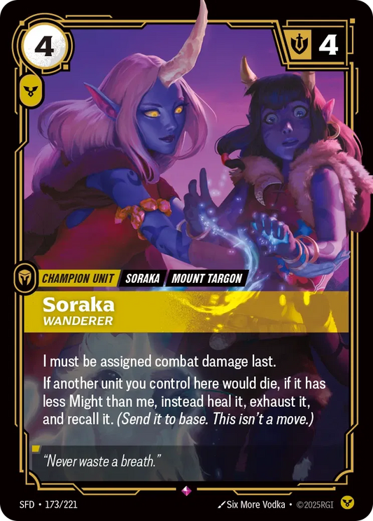 Soraka - Wanderer - SFD 173/221  (Foil)