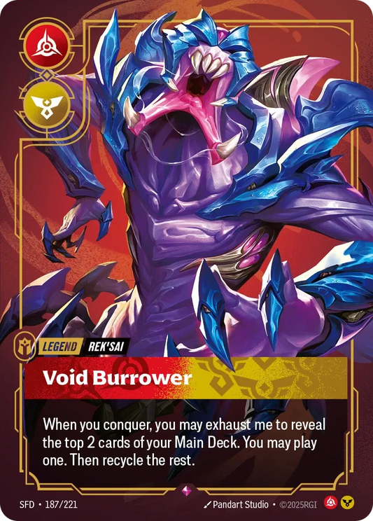 Rek'sai - Void Burrower - SFD 187/221  (Foil)