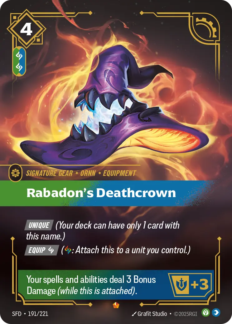 Rabadon's Deathcrown - SFD 191/221  (Foil)