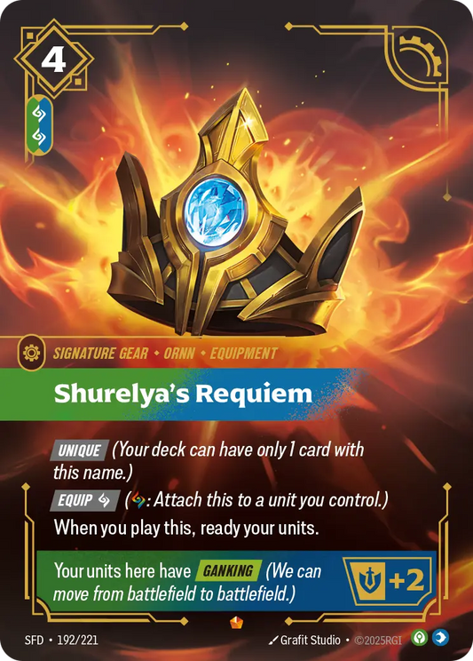 Shurelya's Requiem - Spiritforged 192/221 (Foil)