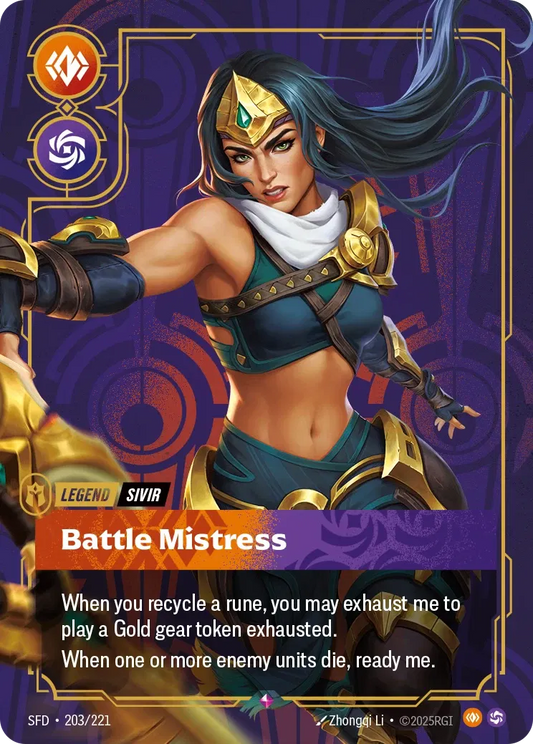 Sivir - Battle Mistress - SFD 203/221  (Foil)