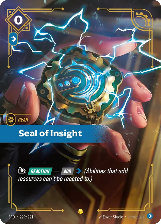 Seal of Insight (Overnumbered) - SFD 229/221  (Foil)