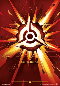 Fury Rune (Alternate Art) - Unleashed R01a (Foil)