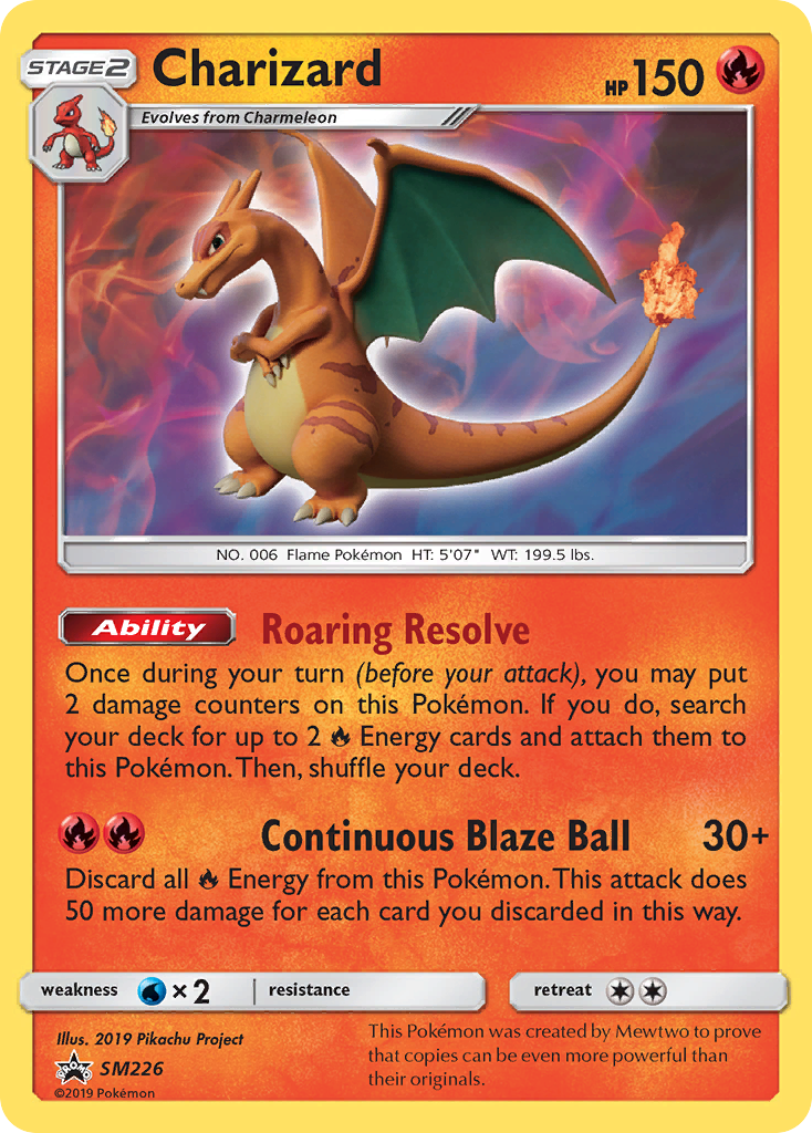 Charizard - Sun & Moon Promo SM226 (Foil) - Lightly Played