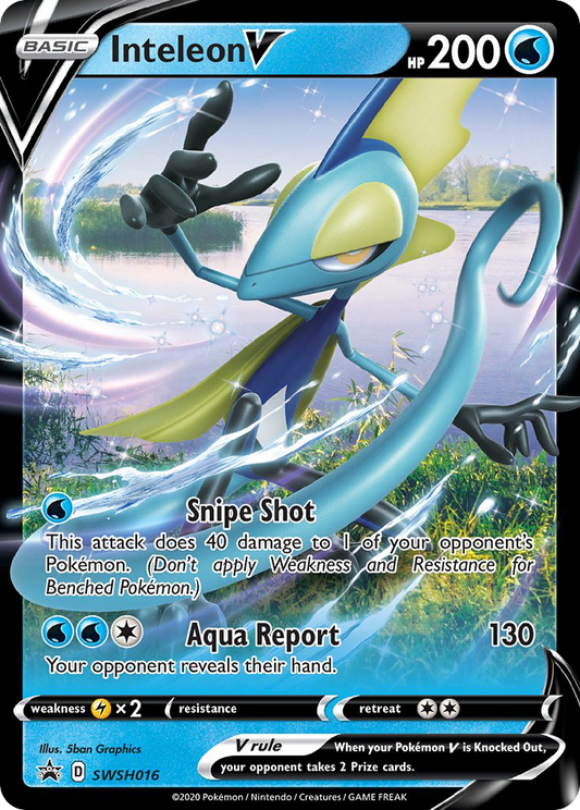 Inteleon V - Sword & Shield Promo SWSH016 (Foil) - Near Mint