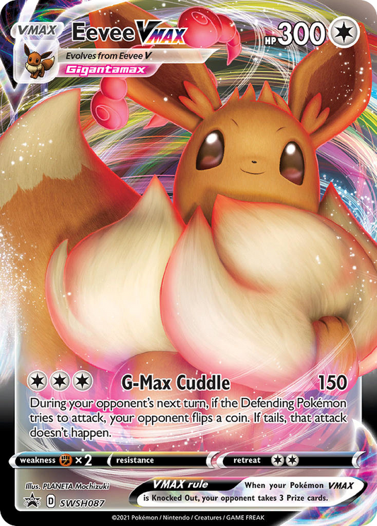 Eevee VMAX - Sword & Shield Promo SWSH087  (Foil) - Near Mint - Ungraded
