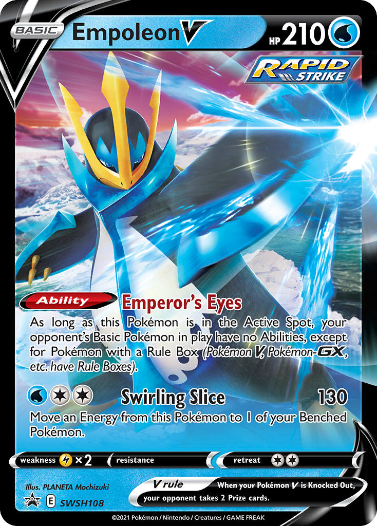 Empoleon V - Sword & Shield Promo SWSH108 (Foil) - Near Mint
