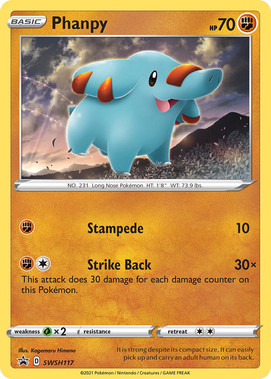 Phanpy - SWSH Black Star Promos SWSH117  (Foil) - Near Mint