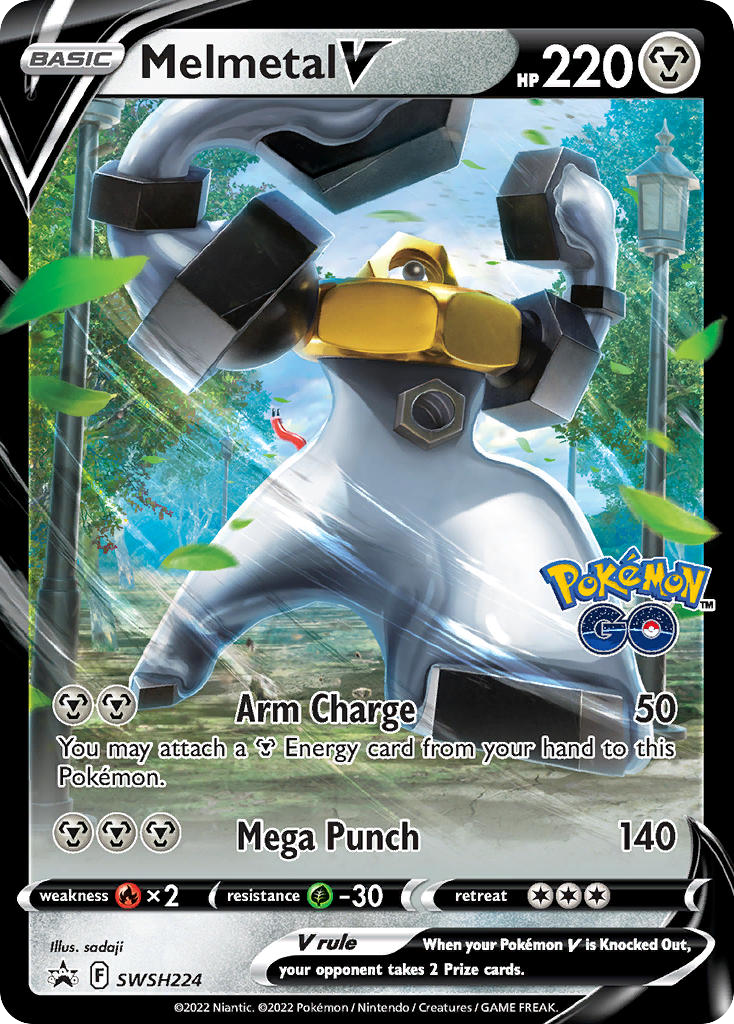 Melmetal V - Sword & Shield Promo SWSH224  (Foil) - Near Mint - Ungraded