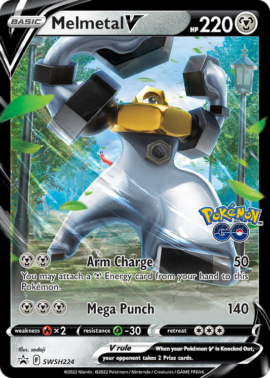 Melmetal V - Sword & Shield Promo SWSH224  (Foil) - Near Mint - Ungraded
