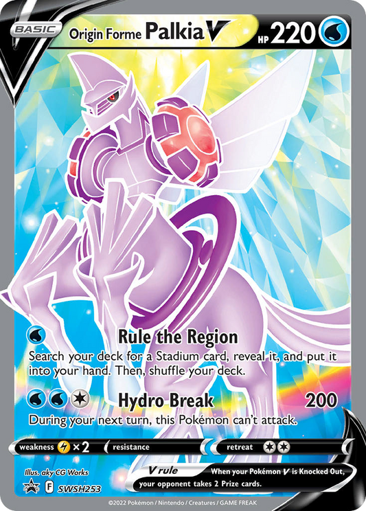 Origin Forme Palkia V - Sword & Shield Promo SWSH253  (Foil) - Near Mint - Ungraded