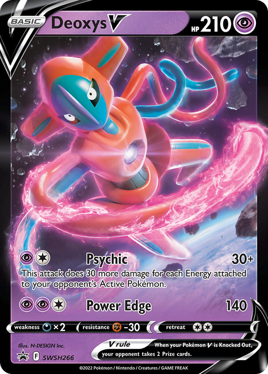 Deoxys V - Sword & Shield Promo SWSH266 (Foil) - Near Mint