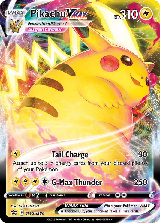 Pikachu VMAX - Sword & Shield Promo SWSH286  (Foil) - Lightly Played