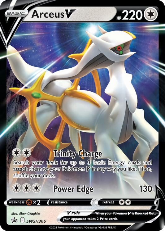 Arceus V - Sword & Shield Promo SWSH306 (Foil) - Near Mint