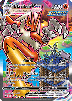 Blaziken VMAX (Alternate Art Secret) - Chilling Reign 201/198  (Foil)