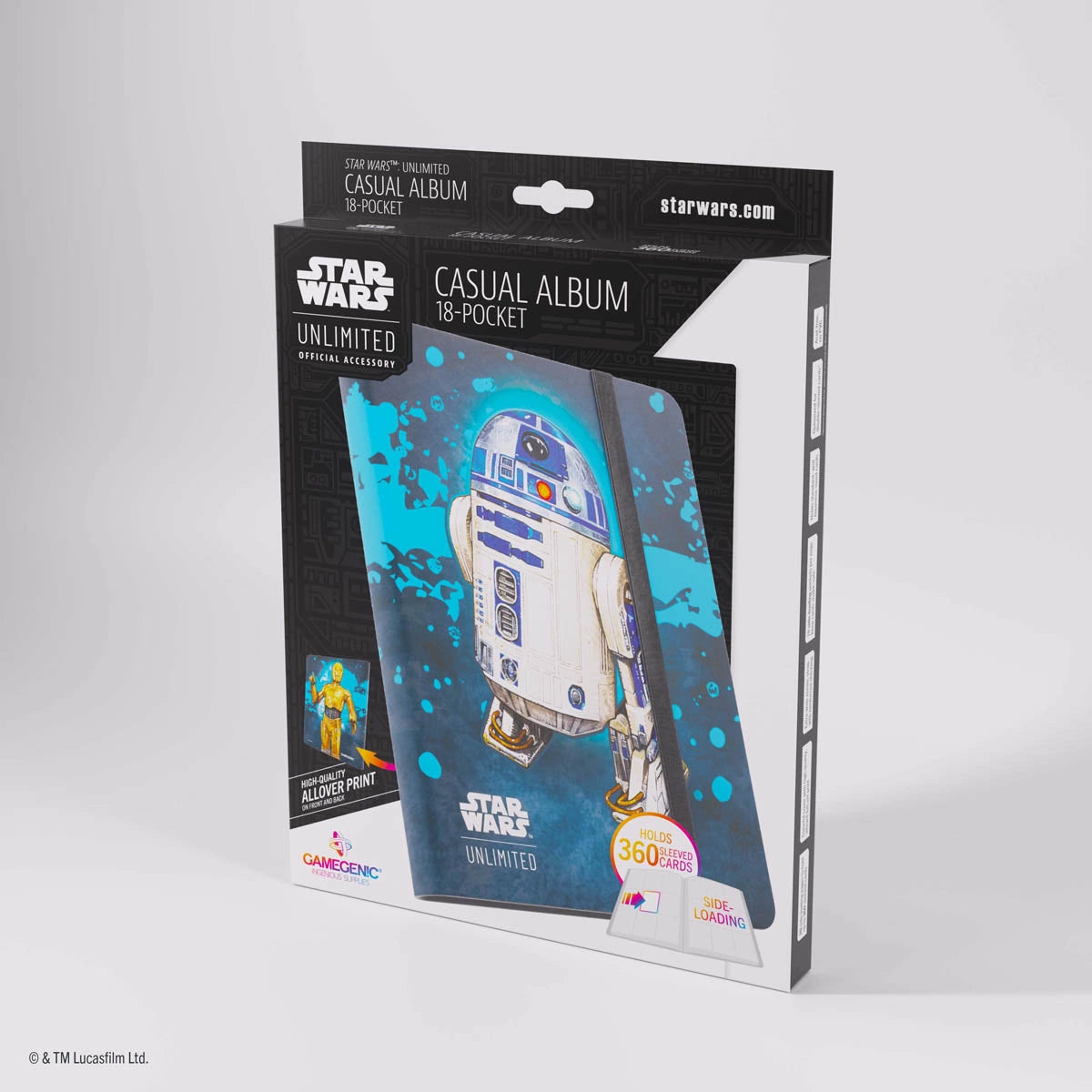 Gamegenic Star Wars Unlimited Casual Album 18-Pocket: R2D2 & C3PO