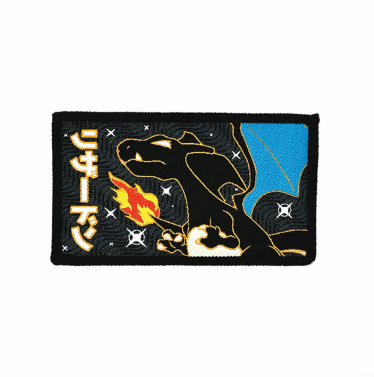 Charizard (Lineart) - Rectangle Velcro Patch