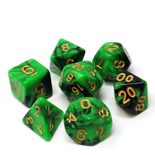 7pc RPG Set - Shadow Goblin - Die Hard Dice