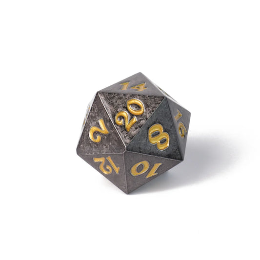7pc RPG Set - Shadowlance with Gold - Die Hard Dice
