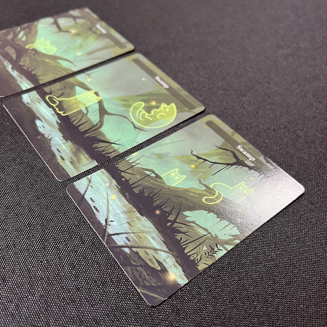 Caverns & Calicos Manacat Tokens & Proxies - Swamp Set
